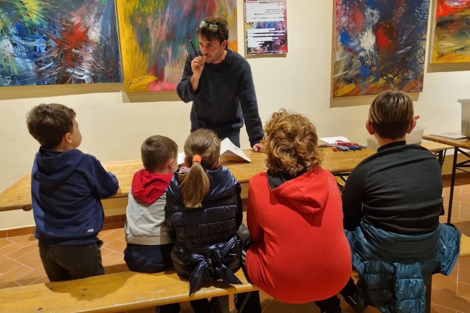 Laboratorio didattico per bambini al Museo del Mare di Capoliveri con attività educative dedicate alla cultura del mare